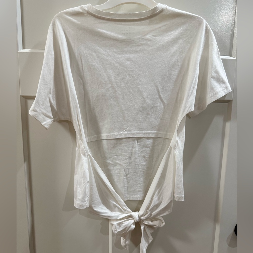 a new day White and Pink Tie-Back Tops - Picture 3 of 7
